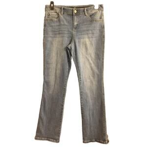 Lincoln Outfitters Jeans Womens 12 Medium Wash Mid Rise Stretch Straight